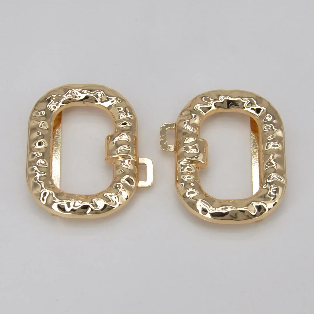 Lustre Duo Oval Metal Buckle | 6.8cm