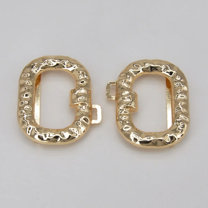 Lustre Duo Oval Metal Buckle | 6.8cm