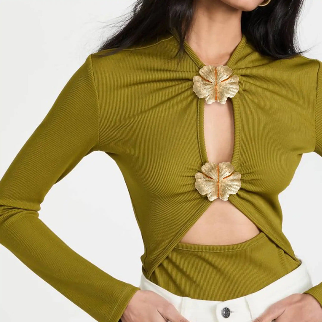 Floral Design Buckle