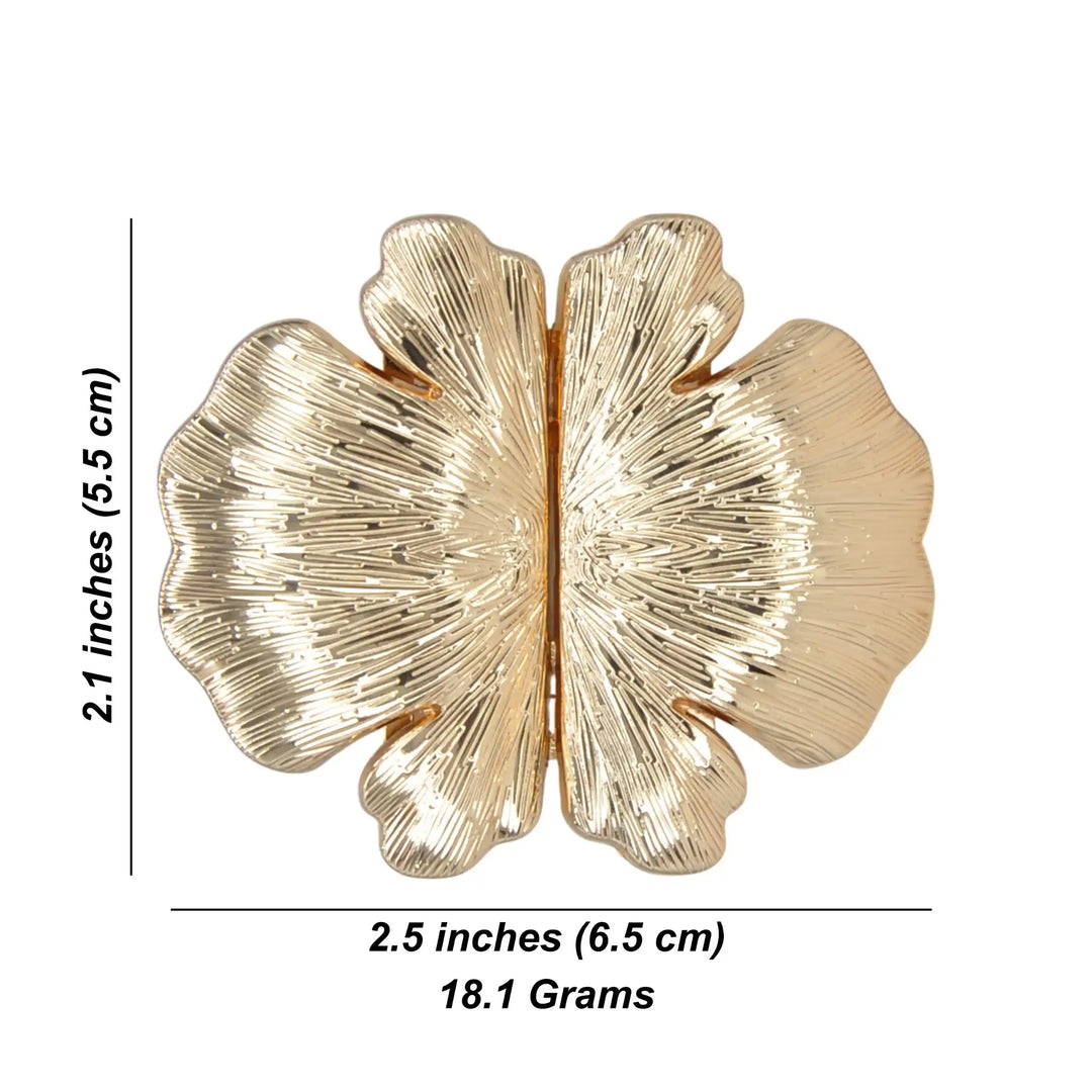 Floral Design Buckle
