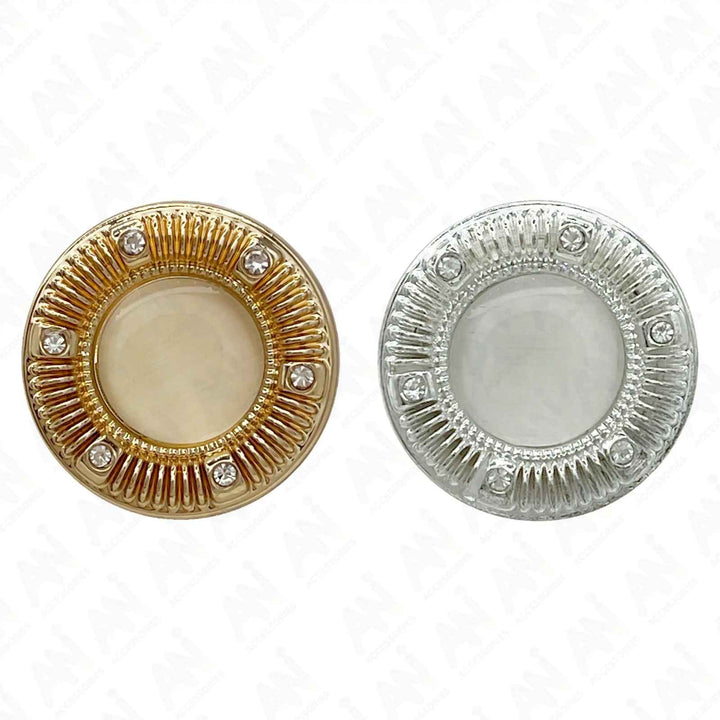 Attractive Design Metal Buttons | 15mm(24L), 18mm(28L) & 23mm(36L)