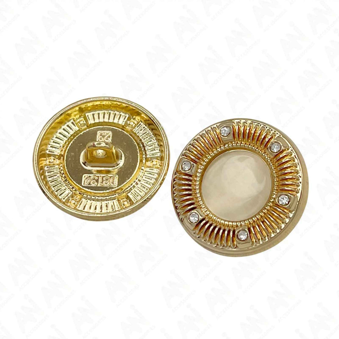 Attractive Design Metal Buttons | 15mm(24L), 18mm(28L) & 23mm(36L)