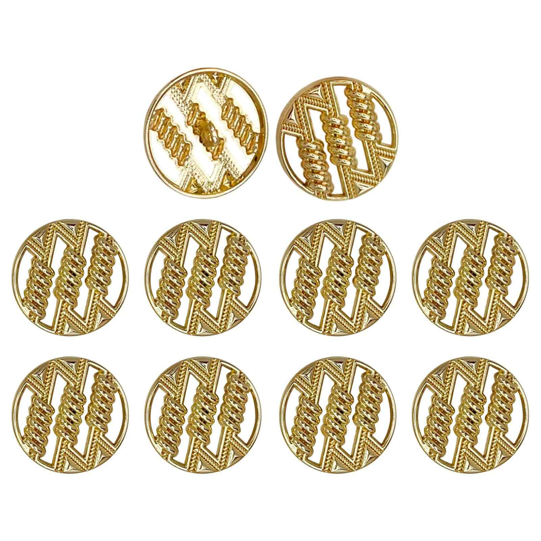 Modern Minimalist Metal Buttons | 18mm(28L), 20mm(32L) & 23mm(36L)