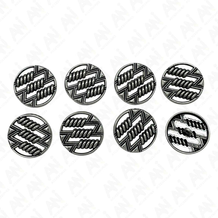 Modern Minimalist Metal Buttons | 18mm(28L), 20mm(32L) & 23mm(36L)
