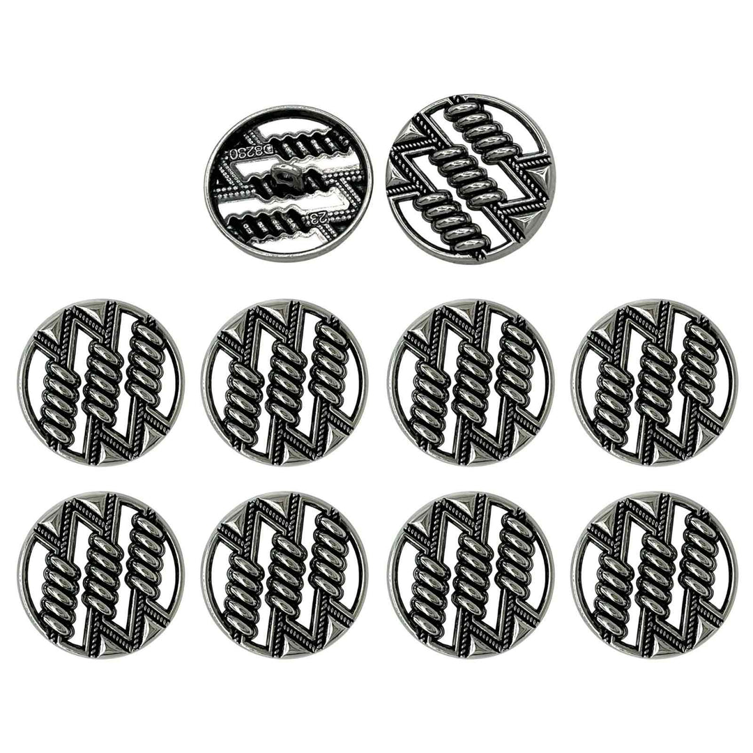 Modern Minimalist Metal Buttons | 18mm(28L), 20mm(32L) & 23mm(36L)