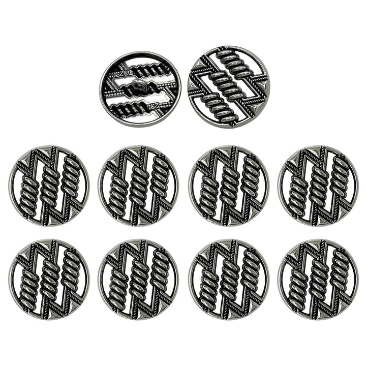 Modern Minimalist Metal Buttons | 18mm(28L), 20mm(32L) & 23mm(36L)