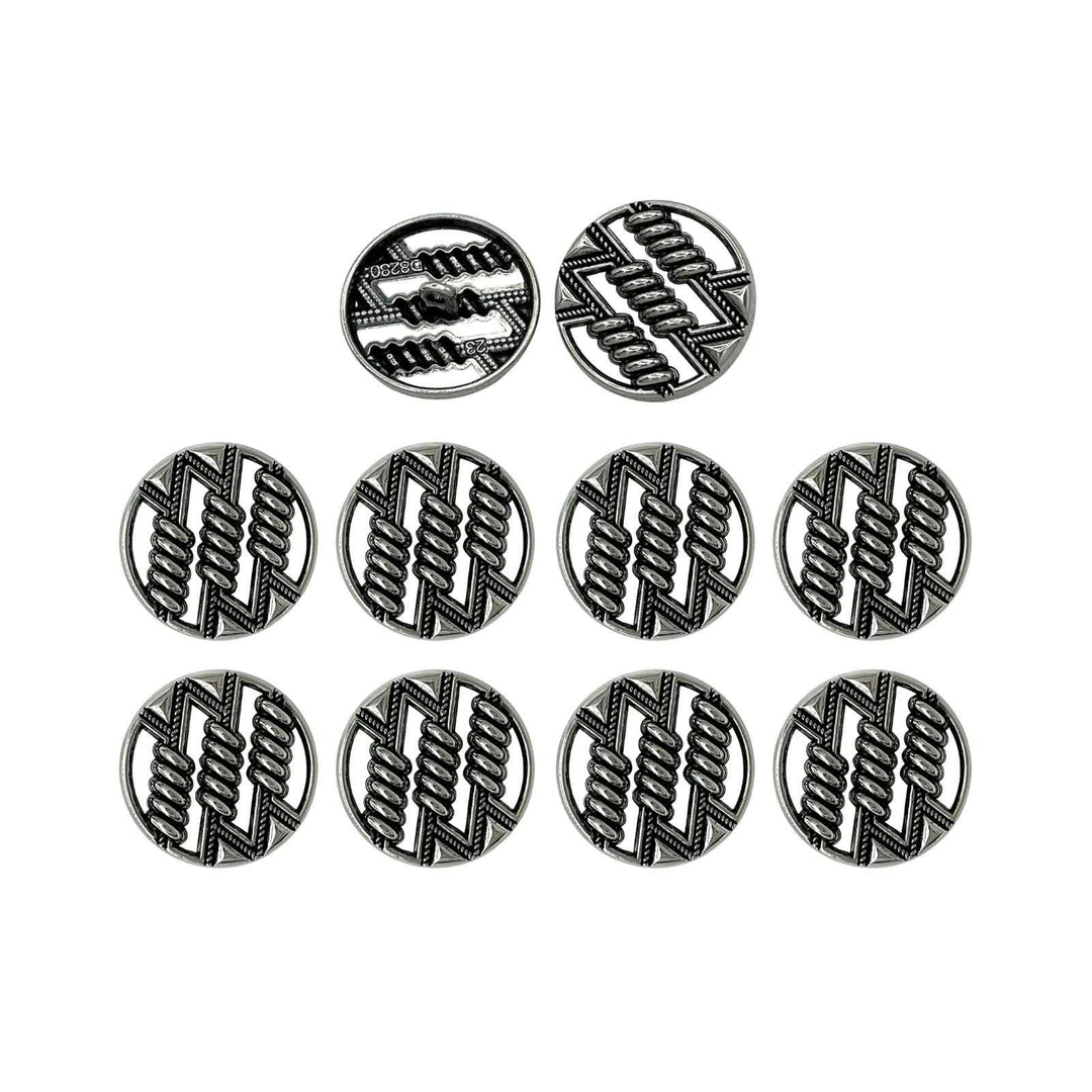 Modern Minimalist Metal Buttons | 18mm(28L), 20mm(32L) & 23mm(36L)
