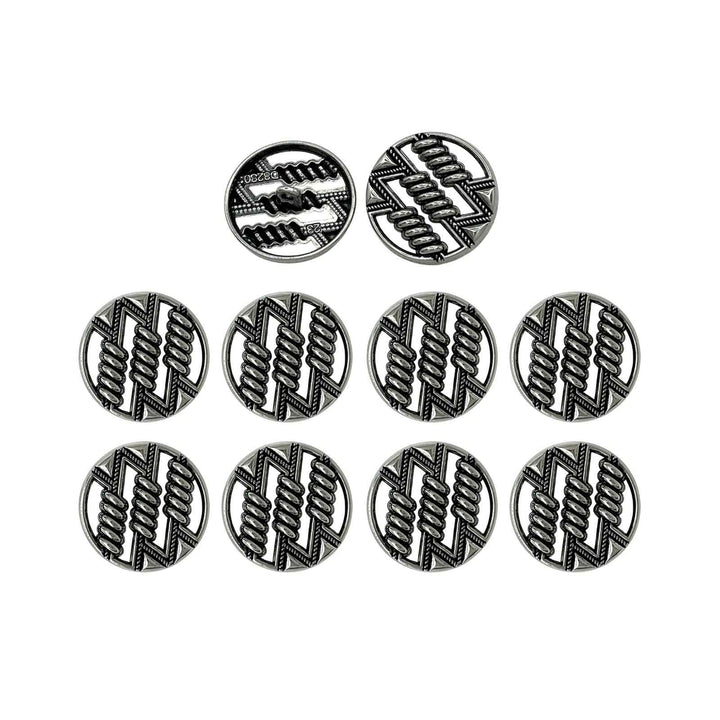 Modern Minimalist Metal Buttons | 18mm(28L), 20mm(32L) & 23mm(36L)
