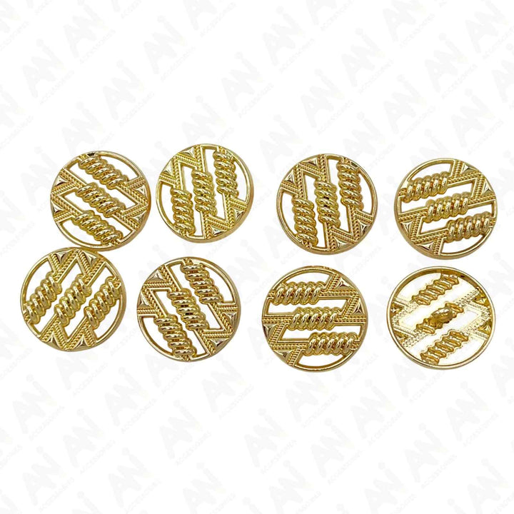 Modern Minimalist Metal Buttons | 18mm(28L), 20mm(32L) & 23mm(36L)