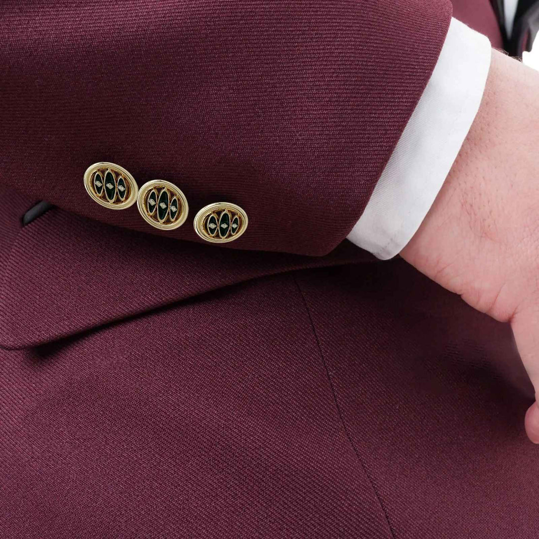 Shivay Eye Design Metal Button | 18mm(28L), 20mm(32L) & 23mm(36L)