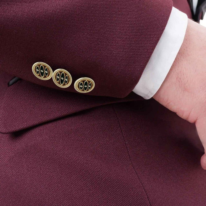 Shivay Eye Design Metal Button | 18mm(28L), 20mm(32L) & 23mm(36L)