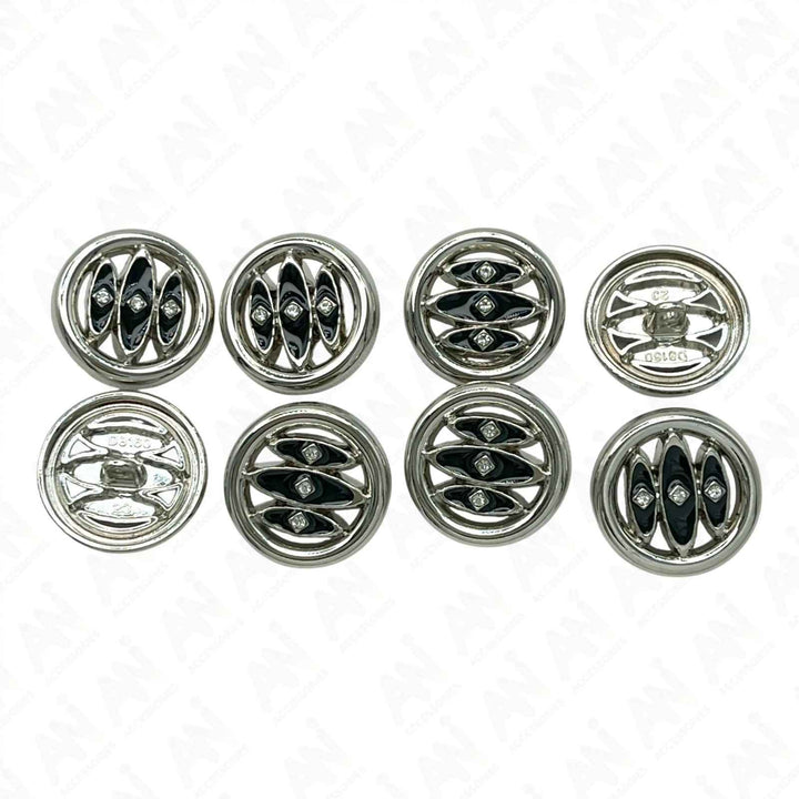 Shivay Eye Design Metal Button | 18mm(28L), 20mm(32L) & 23mm(36L)