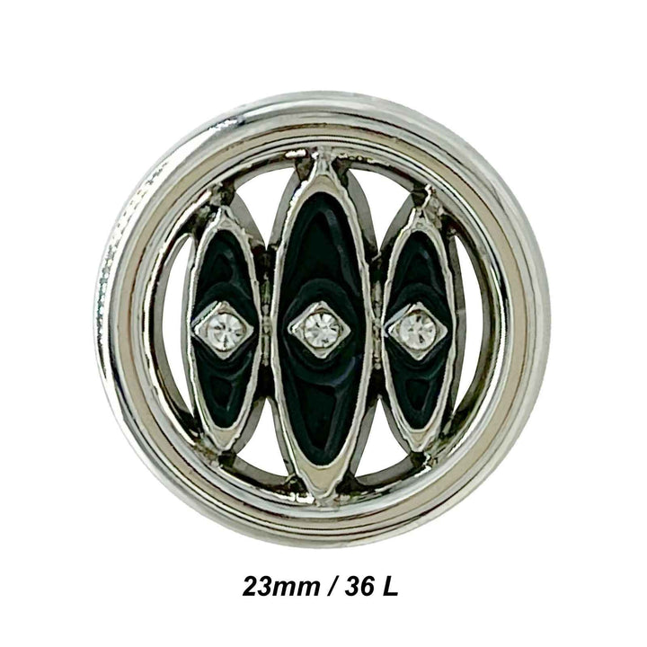 Shivay Eye Design Metal Button | 18mm(28L), 20mm(32L) & 23mm(36L)