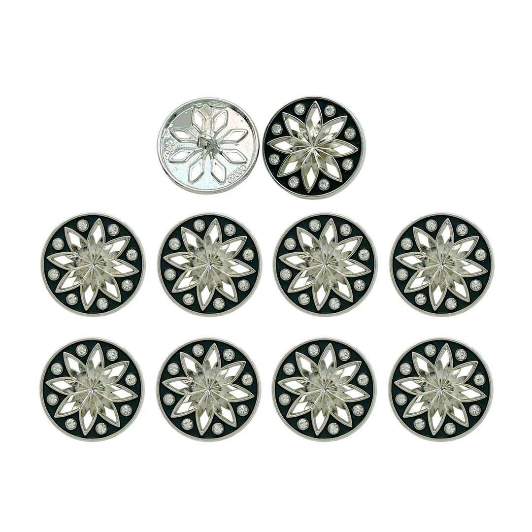Elegant Star Metal Buttons | 18mm(28L), 20mm(32L) & 23mm(36L)