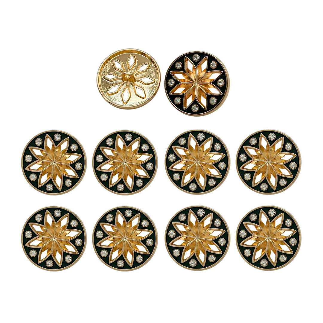 Elegant Star Metal Buttons | 18mm(28L), 20mm(32L) & 23mm(36L)