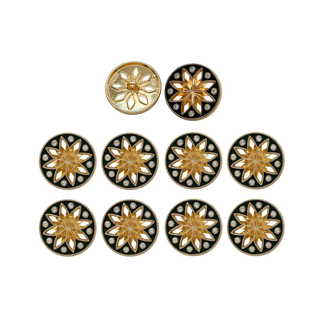 Elegant Star Metal Buttons | 18mm(28L), 20mm(32L) & 23mm(36L)
