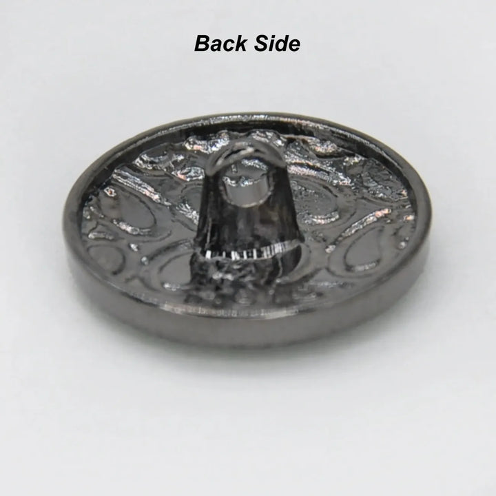 Golden Paisley Design with Shank Metal Button | 18mm(28L) & 20mm(32L)