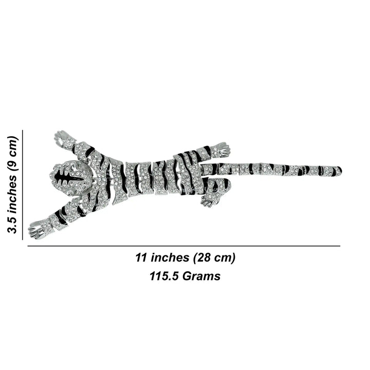 Luxury Crystal Tiger Brooch