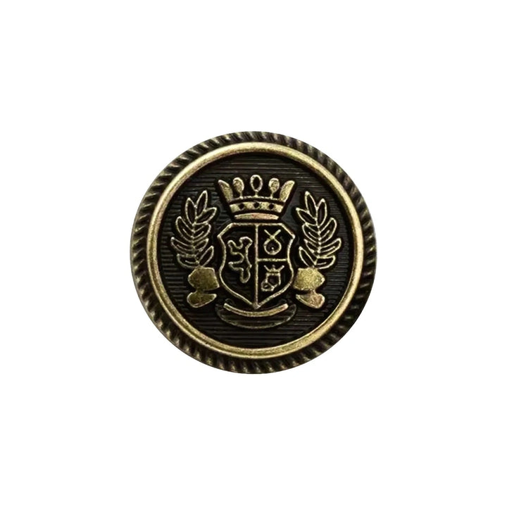 Imperial Gold Crest Metal Button | 18mm(28L) & 22mm(34L)