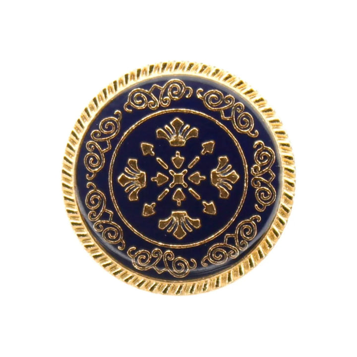 Ornate Snowflake Metal Buttons | 17mm(2L) & 22mm(34L)