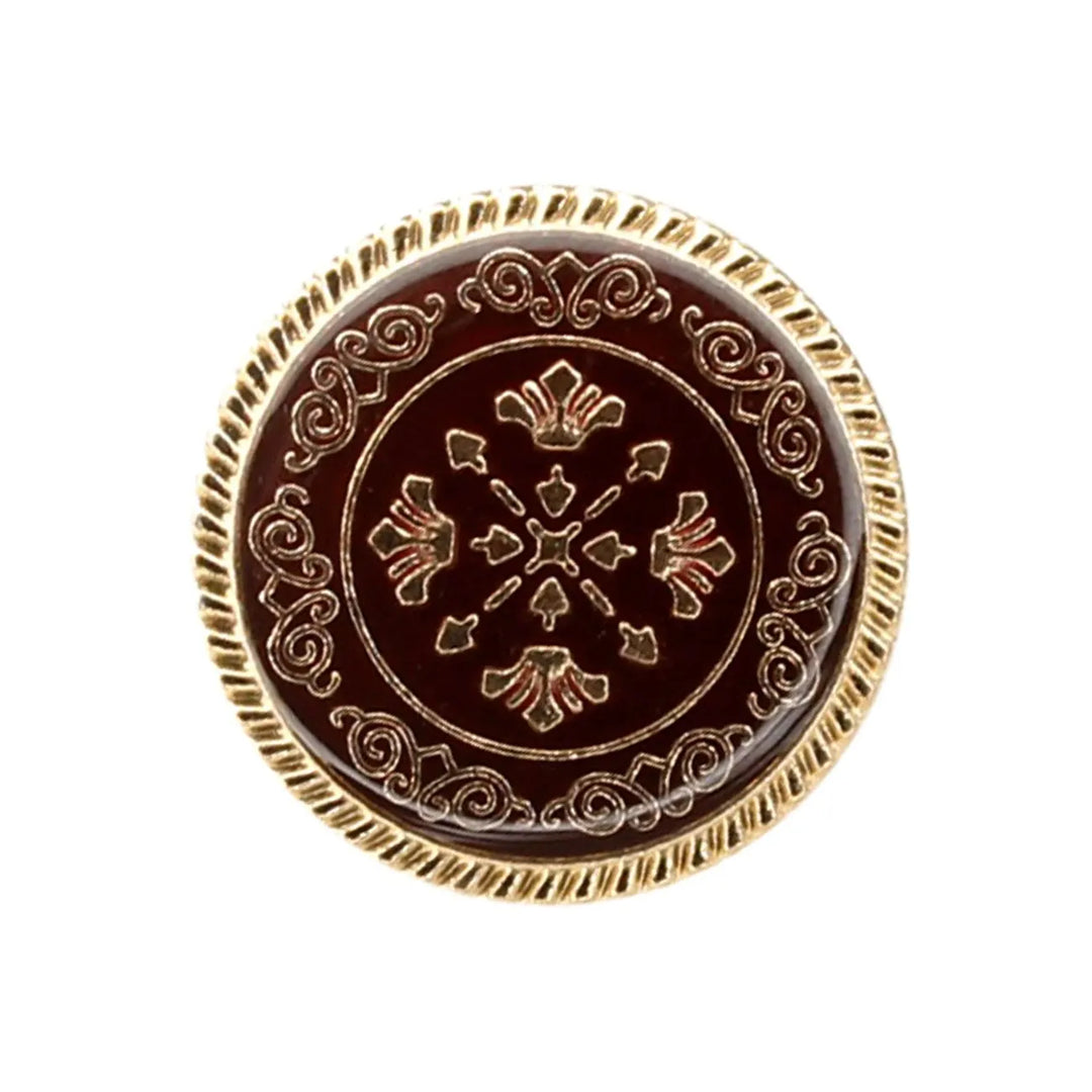 Ornate Snowflake Metal Buttons | 17mm(2L) & 22mm(34L)