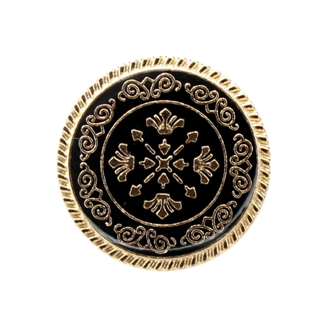 Ornate Snowflake Metal Buttons | 17mm(2L) & 22mm(34L)