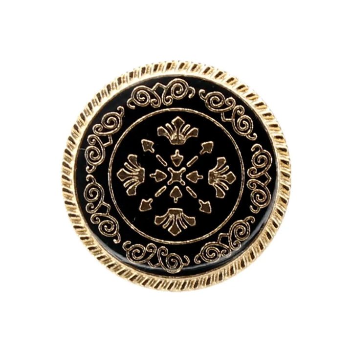 Ornate Snowflake Metal Buttons | 17mm(2L) & 22mm(34L)