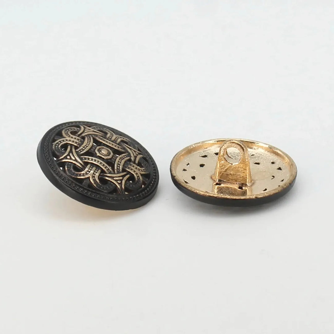 Baroque Design Metal Buttons | 18mm(28L) &  20mm(32L)