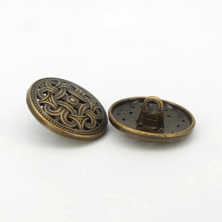Baroque Design Metal Buttons | 18mm(28L) &  20mm(32L)