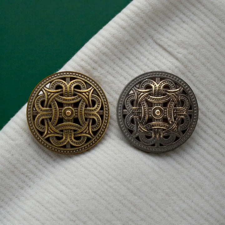 Baroque Design Metal Buttons | 18mm(28L) &  20mm(32L)