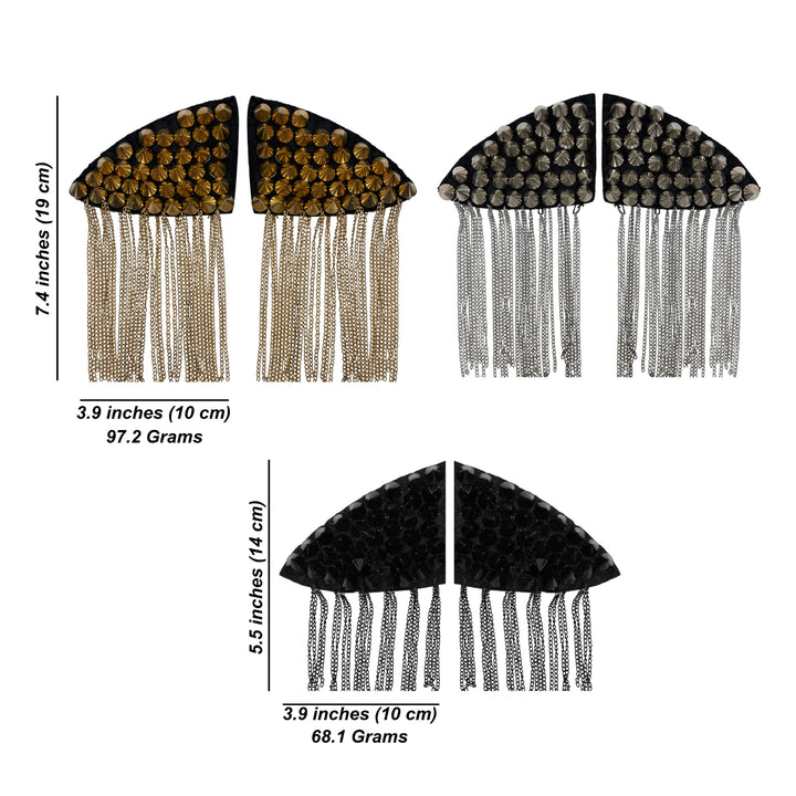 Spikes Shoulder Epaulets