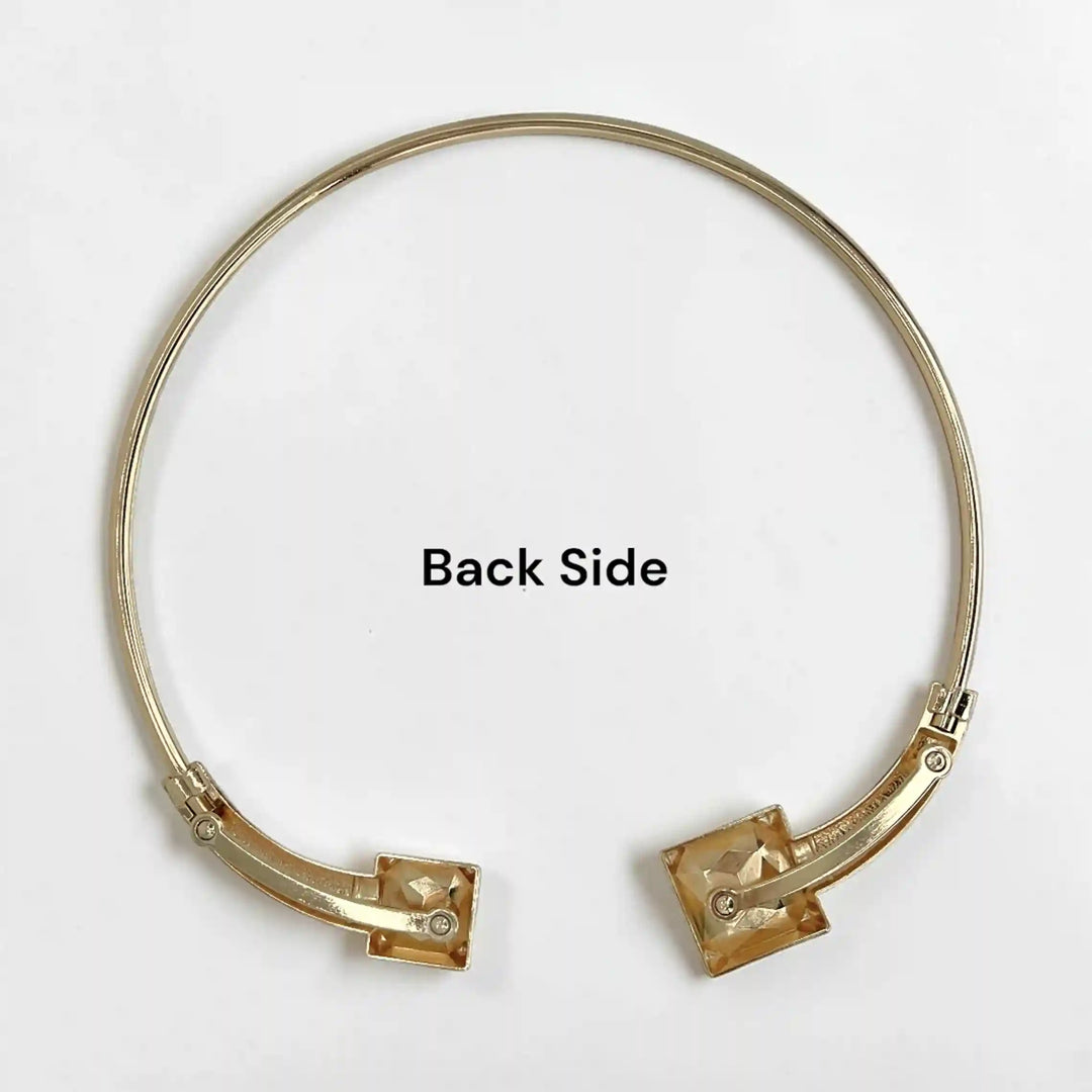 Royal Gemstone Torque Hasli Choker Necklace