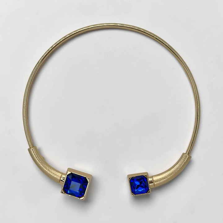 Royal Gemstone Torque Hasli Choker Necklace
