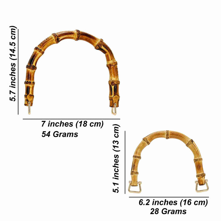 Premium Bamboo Wooden Bag Handle