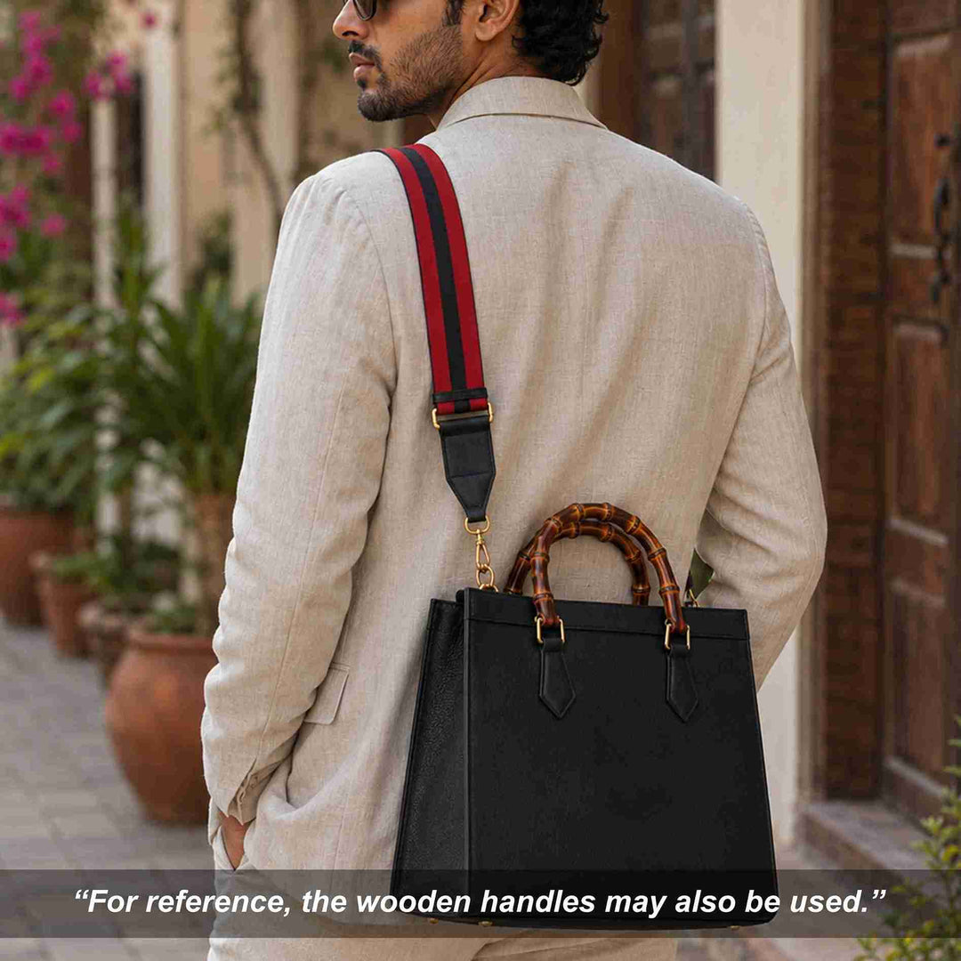 Premium Bamboo Wooden Bag Handle