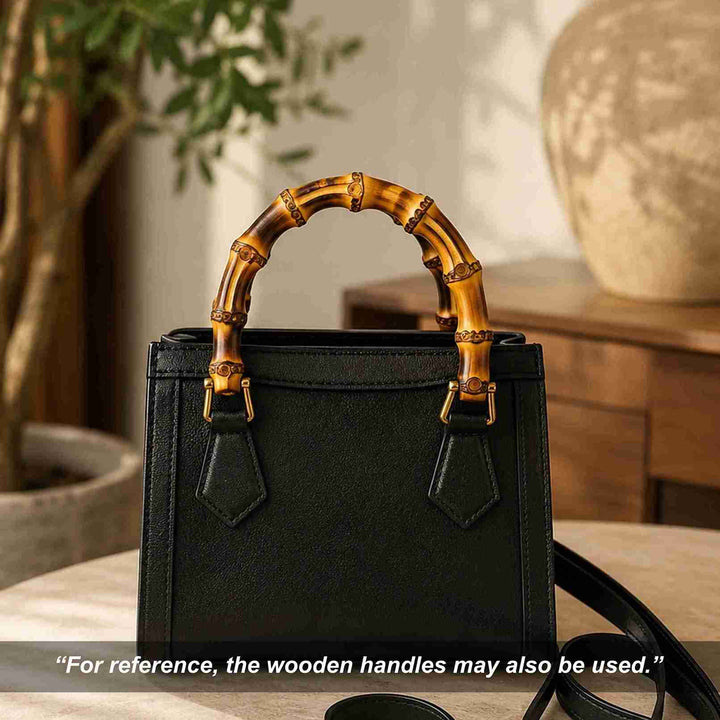 Premium Bamboo Wooden Bag Handle