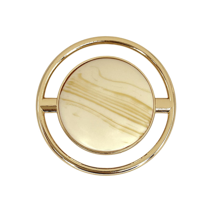 Marble Resin Eclipse Stone Accent Buckle