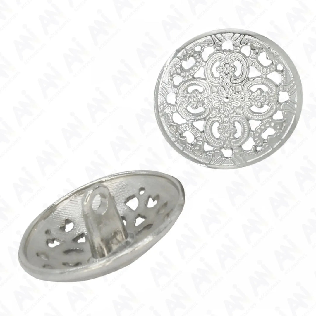 Cutwork Metal Button | 18mm(28L) & 23mm(36L)