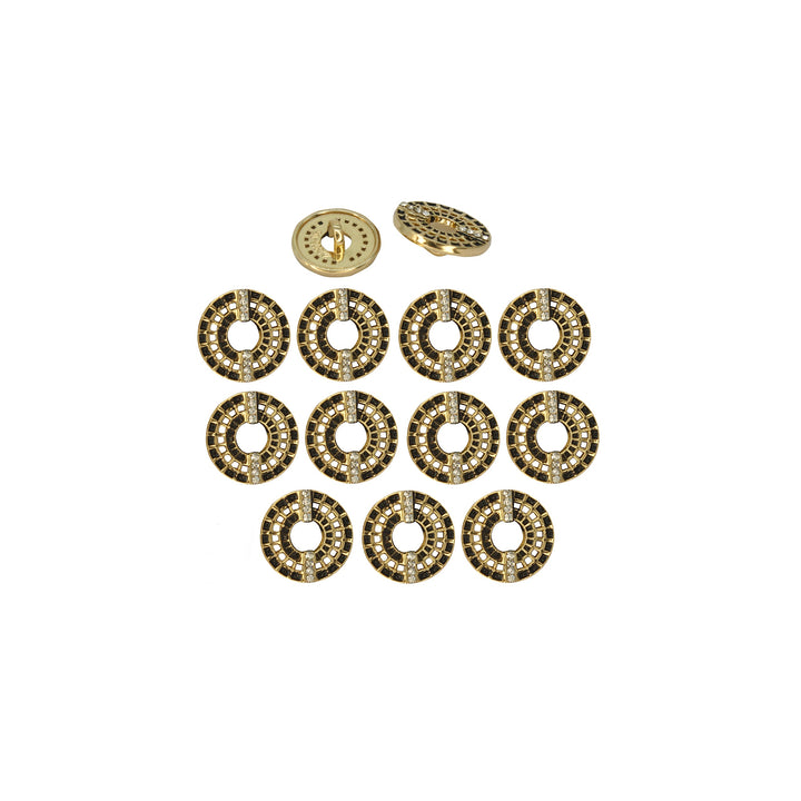 Decorative Gold Laser Cut Button