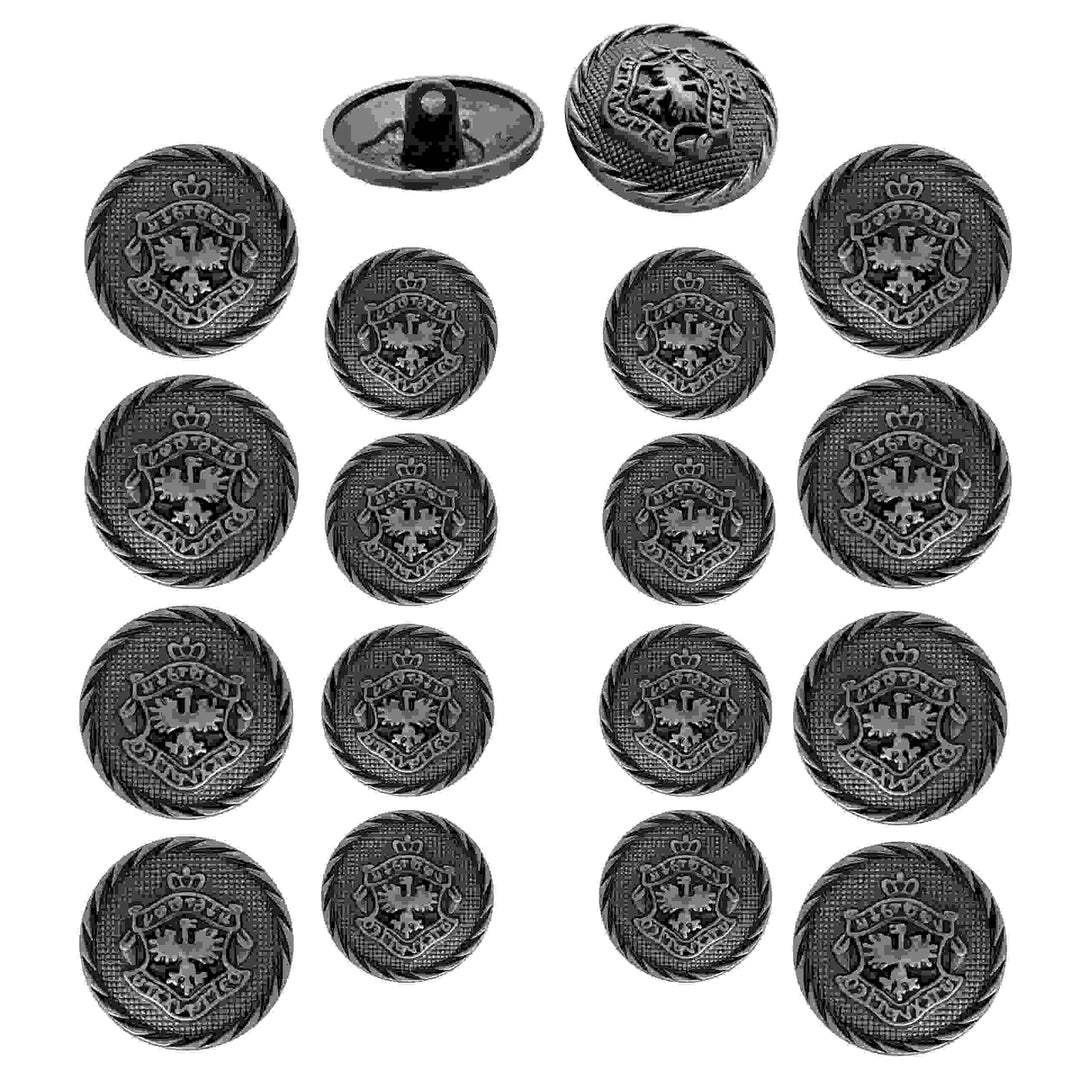 Heraldic Emblem Buttons for Clothing