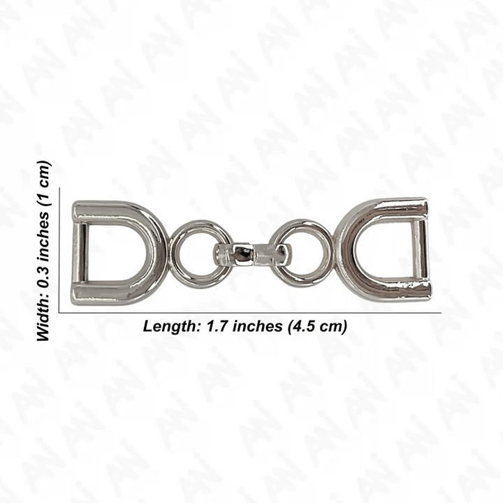 Horse Bit Double D-Ring Buckle