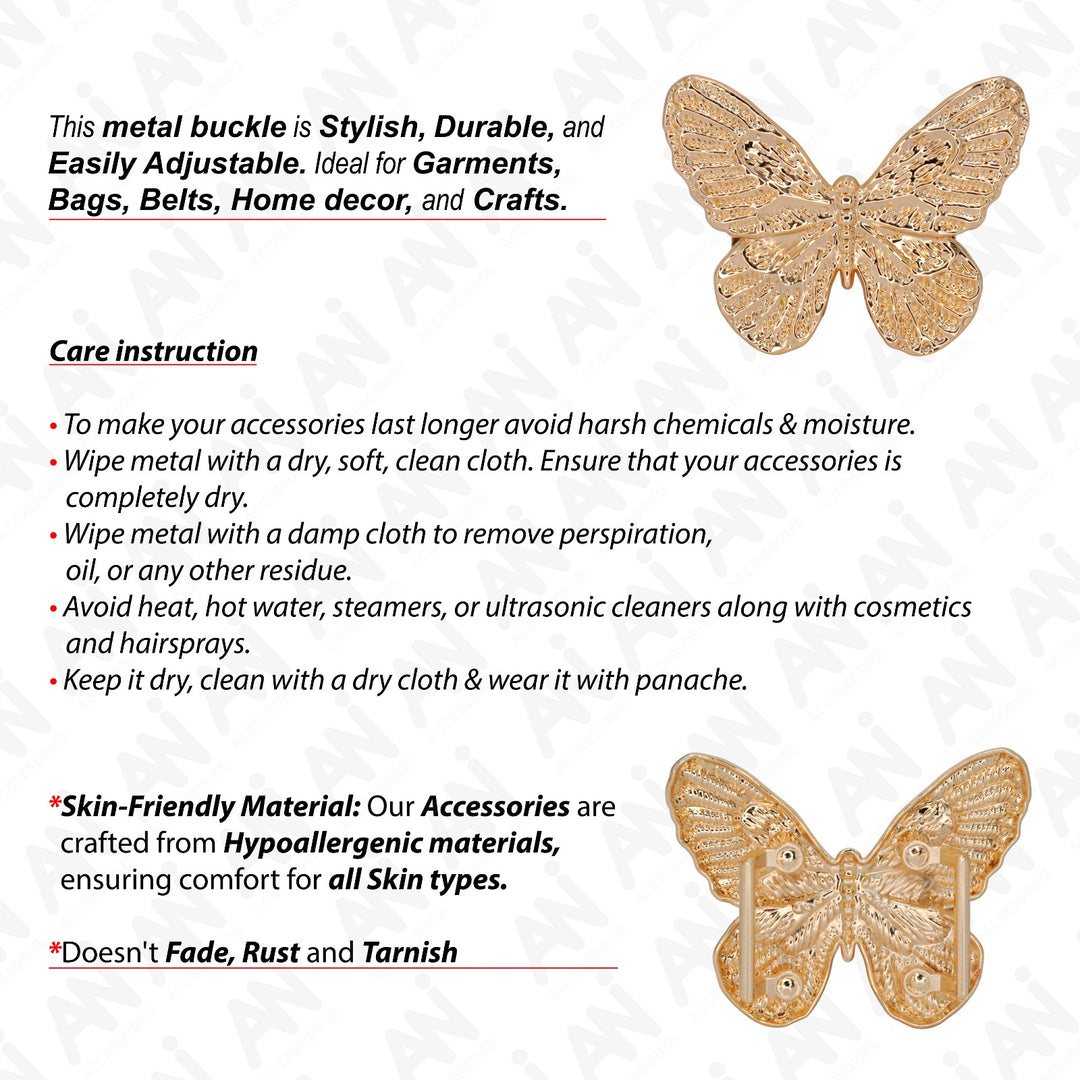 Butterfly Metal Buckle
