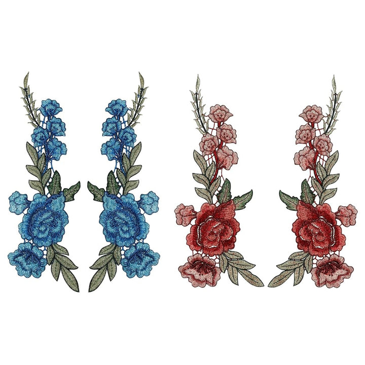Embroidery Flower Patch for Men's & Women's Fashion