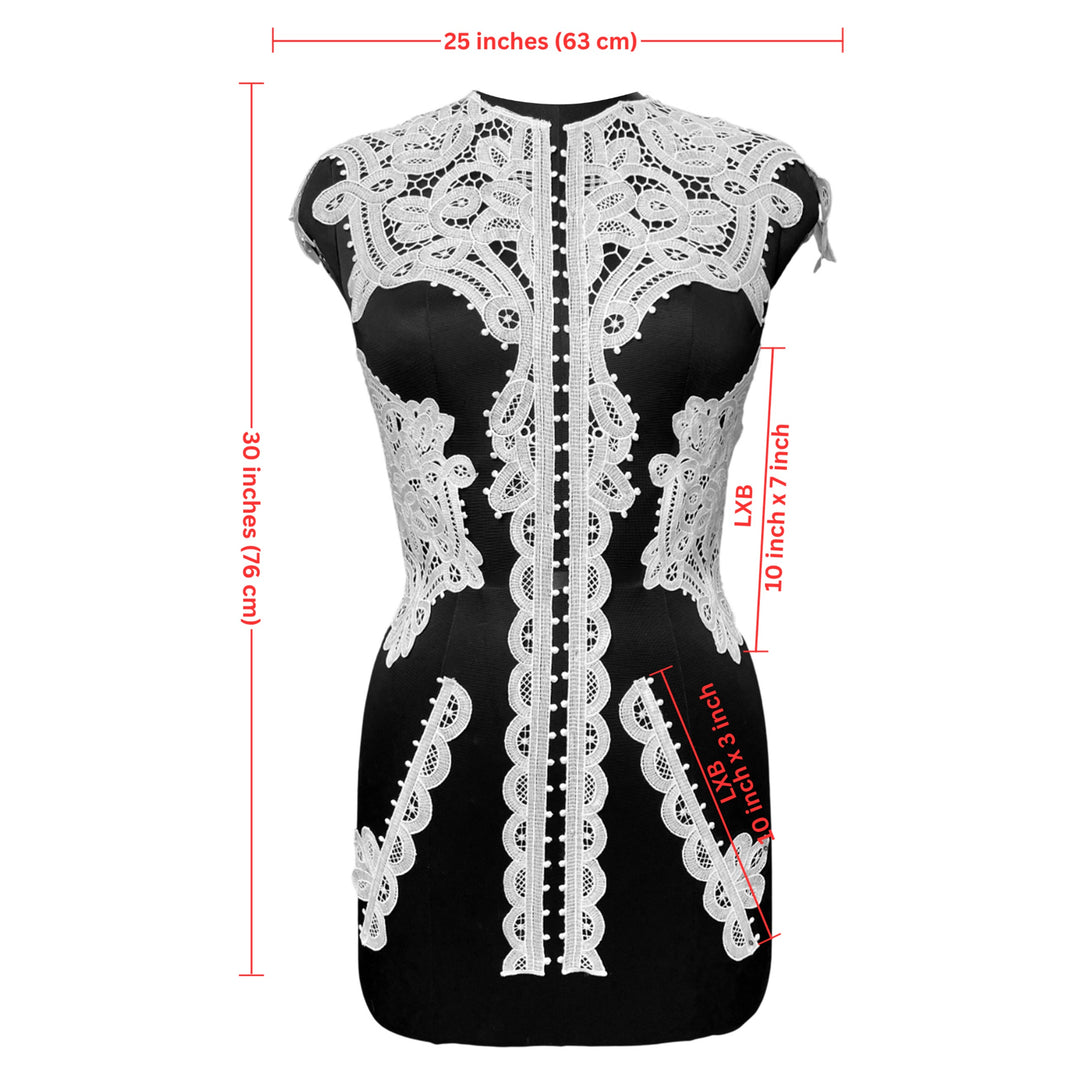 Women's Wear Designer Lace Yoke Set
