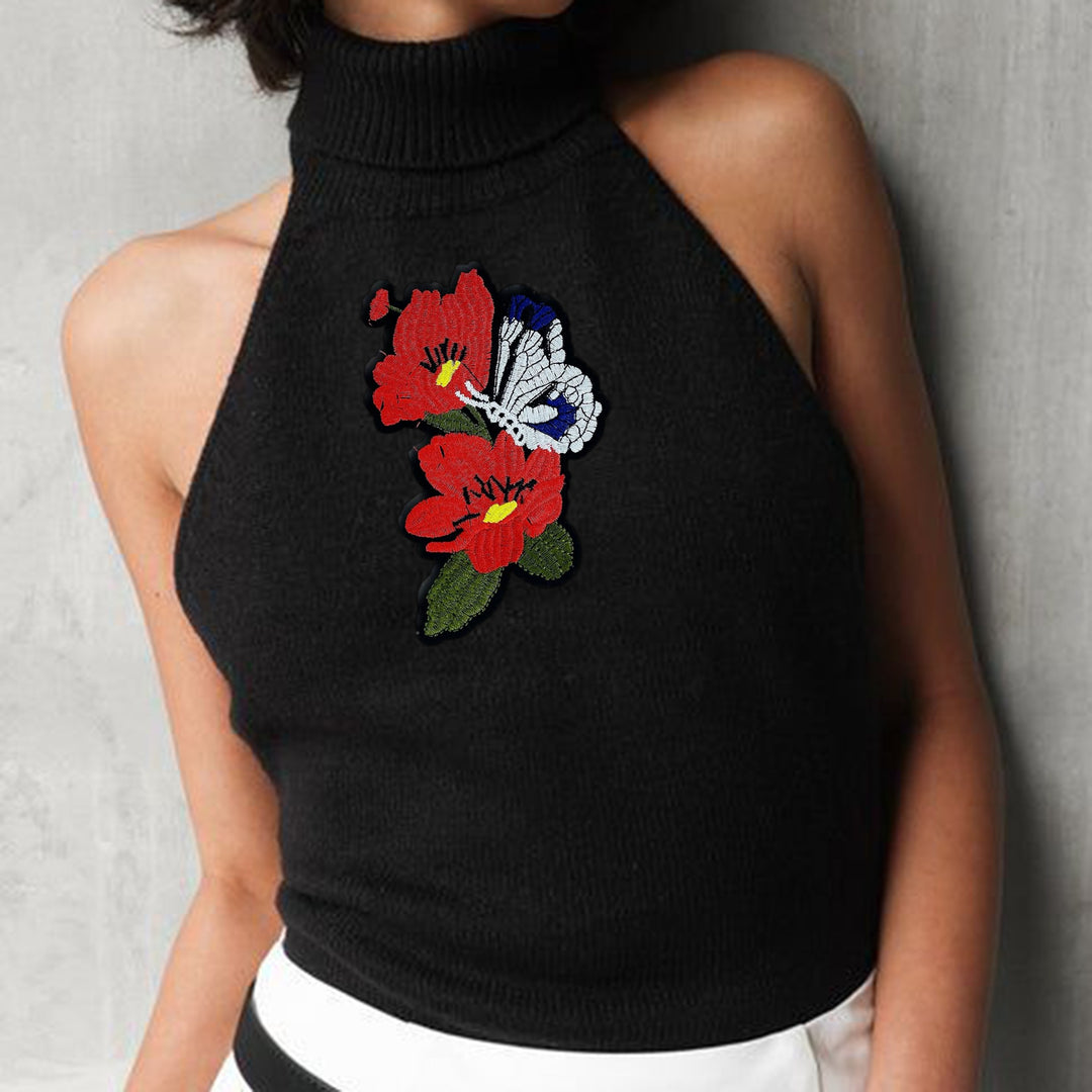 Red Lily Heat transfer or Sew Patch