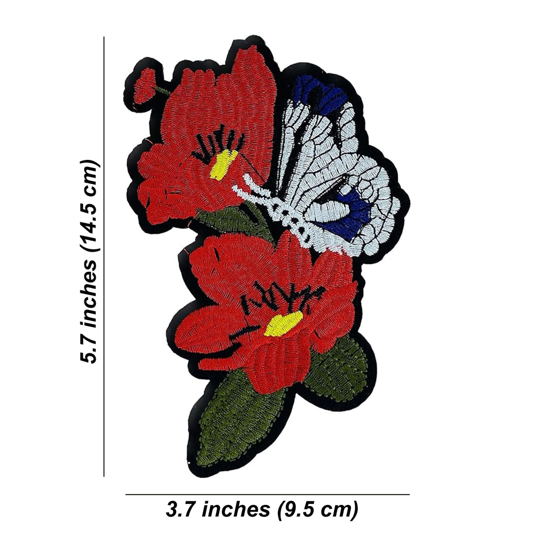 Red Lily Heat transfer or Sew Patch