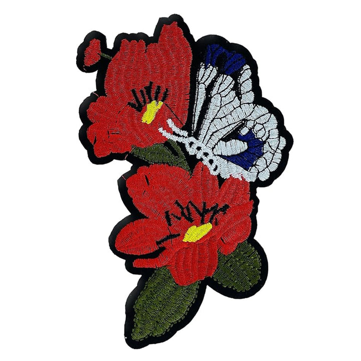Red Lily Heat transfer or Sew Patch