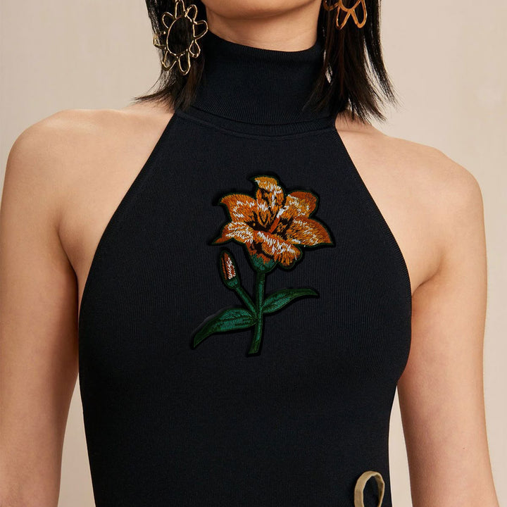 Orange Tiger Feel Lily Patch
