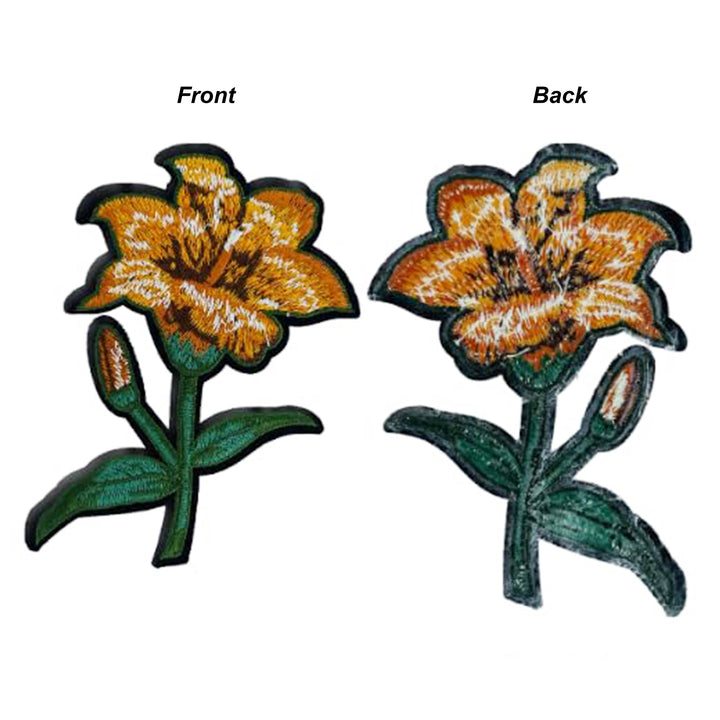 Orange Tiger Feel Lily Patch