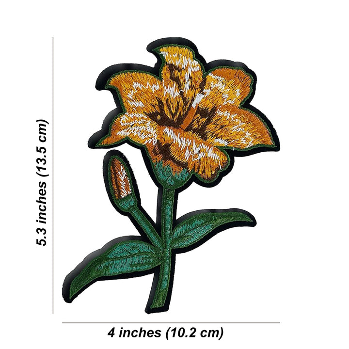 Orange Tiger Feel Lily Patch